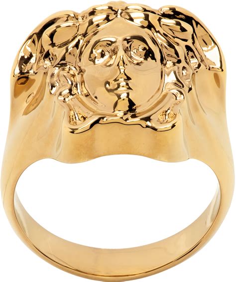 swarovski crystal medusa versace|Versace Medusa Ring Gold .